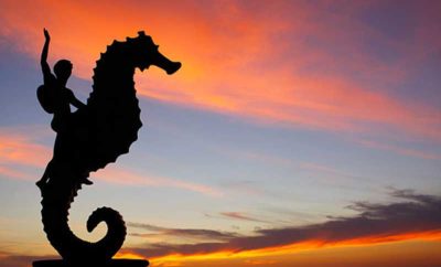 The Seahorse Statue (Caballito de Mar)